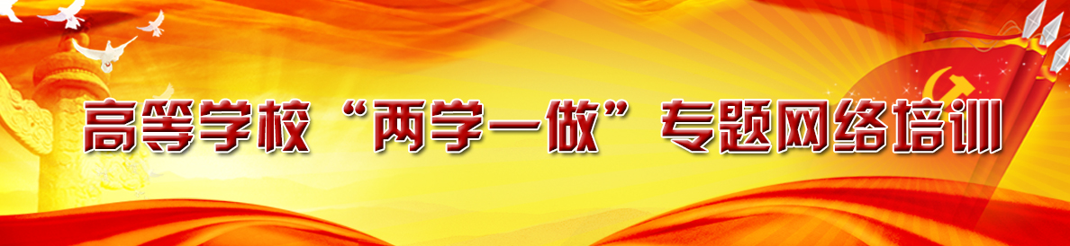 高等學校“兩學一做”專題網絡培訓