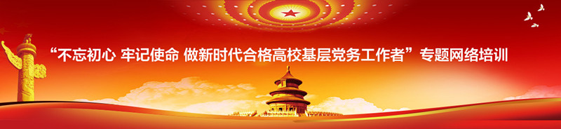 “不忘初心 牢記使命 做新時代合格高校基層黨務工作者”專題網絡培訓